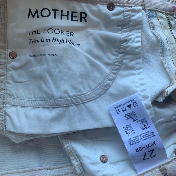 MOTHER The Looker Friends in High Places Jeans Excellent Used Condition SZ US 27 - Picture 9 of 17